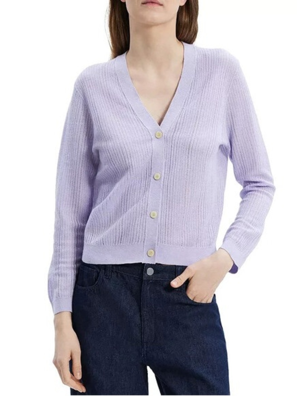 Theory cropped cardigan